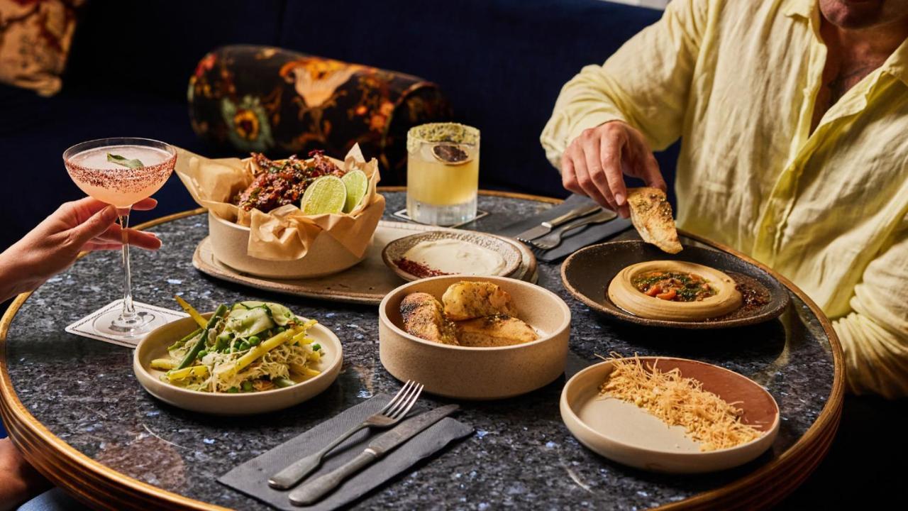 Ovolo The Valley Brisbane Buitenkant foto A selection of dishes at the restaurant