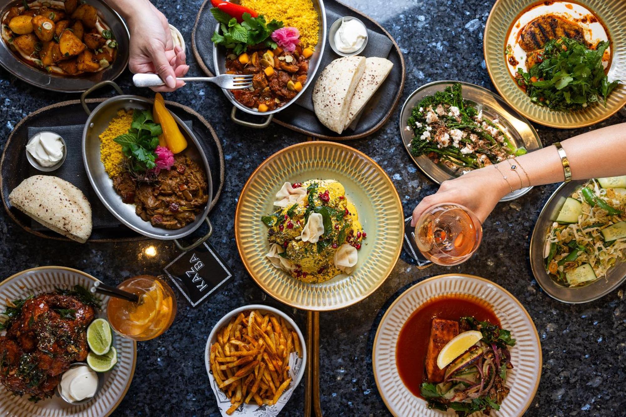 Ovolo The Valley Brisbane Buitenkant foto A selection of dishes at KARN